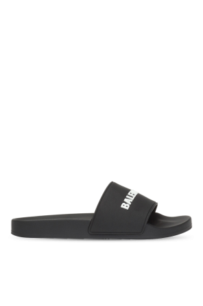 VIP【関税送料無料】希少 ALEXANDER WANG BLACK RUBBER SLIDERS AW Pool Slide in BLACK | alexanderwang®